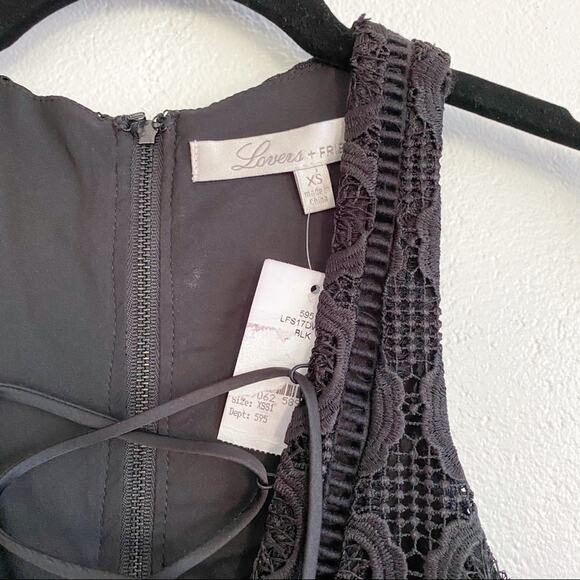 Lovers + Friends Escape Crochet Knit Dress NWT Size XS - Picture 9 of 15